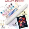 Paint by Numbers Rose Kit for Adults and Children Ages 9+, 70 x 95 cm, 2–4 view 3