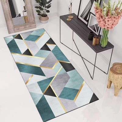 XUEDNGM Kitchen Runner Rug 55 x 500 cm, Washable and Non-Slip