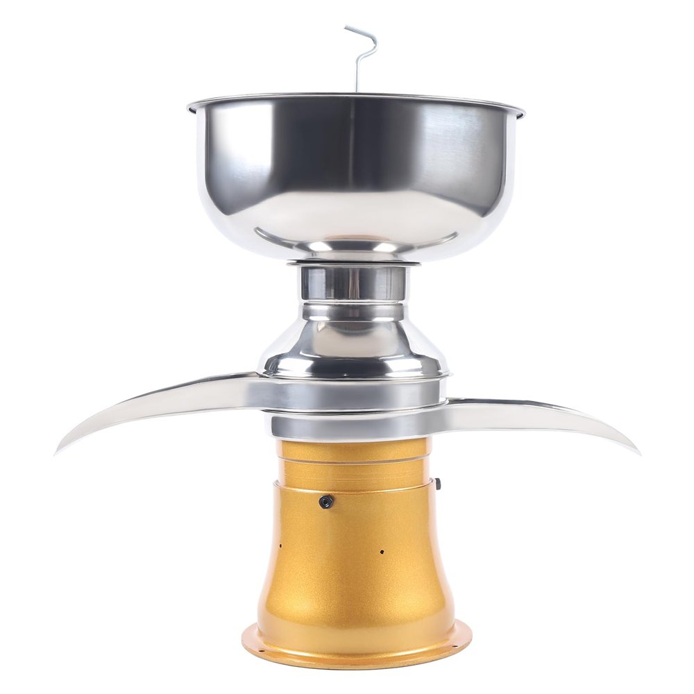Qussse Electric Milk Centrifuge Separator, 50 L/h, Adjustable 1:4–1:10 Consistency