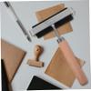 STOBOK 3-Piece Portable Printing Roller Set, Rubber Rollers for Crafting, Even Ink Application, Ergonomic Handle, Easy to Clean view 2