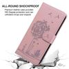 SEHEYA Samsung Galaxy S21 FE Flip Wallet Case, Dandelion Cat, Rose Gold view 4