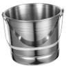 Cabilock 1L Stainless Steel Ice Bucket with Handle, Portable Silver view 1