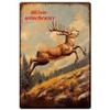 Hobbspring Vintage Metal Tin Sign, 20 x 30 cm, Western Winchester Deer Design view 1