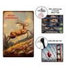 Hobbspring Vintage Metal Tin Sign, 20 x 30 cm, Western Winchester Deer Design view 4