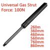 ZGYOZMNG Gas Strut 100N, 260–860 mm, 1 Piece, for Hood, RV Bed, Window, Bus and Caravan (560 mm/760 mm) view 3