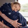 Fuzzy Warming Healing Blanket, Soft and Comfortable, Birthday Gift for Women (Color 1, 220 x 240 cm / 86 x 94 in) view 2
