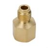 R410A Quick-Connect Adapter, 1/4 to 5/16 in, Brass view 1