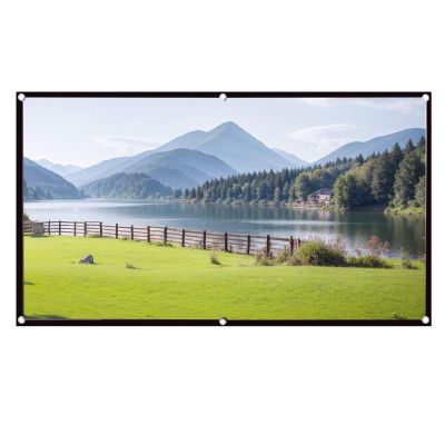 133-Inch Portable Projector Screen, 16:9 Outdoor Movie Screen (92 in, 199 × 112 cm)
