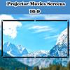 133-Inch Portable Projector Screen, 16:9 Outdoor Movie Screen (92 in, 199 × 112 cm) view 4
