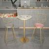 Round Modern Bar Table, Easy Assembly, Ideal for the Kitchen, Durable Design view 4