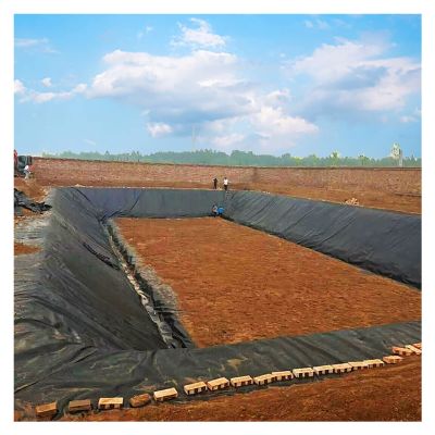 Black HDPE Pond Liner, Weather-Resistant, 1 x 8 m