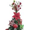 6-Pc. Red Sequin Ball Picks for Christmas Tree Decoration view 4