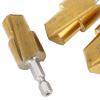 TZTTGS 3-Piece PPR Pipe Reamer Bit Set, 19/24/31 mm Hex Shank view 3