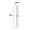Stainless Steel Band Compatible with Xiaomi Smart Band 9 Pro, Black view 3