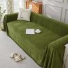 Highdi Sofa Throw Blanket, Universal Cover for 1–4-Seater and L-Shaped Sofas, Dark Green, 180 x 300 cm view 3