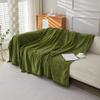 Highdi Sofa Throw Blanket, Universal Cover for 1–4-Seater and L-Shaped Sofas, Dark Green, 180 x 300 cm view 4