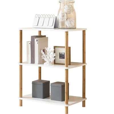 Wooden Printer Stand with Storage Organizer for Desk and Home Office