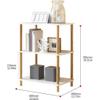 Wooden Printer Stand with Storage Organizer for Desk and Home Office view 2