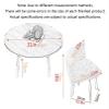 Modern Minimalist Breakfast Table and Chair Set, White, Black and Red view 2