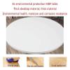Modern Minimalist Breakfast Table and Chair Set, White, Black and Red view 3