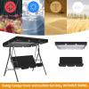 Waterproof Swing Canopy Replacement Cover Set, Oxford Fabric, 2/3-Seater view 3