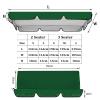 Waterproof Swing Canopy Replacement Cover Set, Oxford Fabric, 2/3-Seater view 4