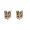 RKE2C Mini Power Relay Set with LED Indicator and Test Button, 7 A, 8-Pin, AC 230 V/DC 24 V, 2NO/2NC view 3