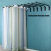 Heavy-Duty Swing-Arm Curtain Rod, Black, 90 cm view 2
