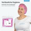500x ARNOMED Disposable Hairnets, Pink Caps, Clip Caps M view 4