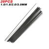 20 Solid Carbon Fiber Rods, High-Strength Reinforcement for DIY RC Aircraft, Lightweight, 1.5 mm, 0.5 m (20 pcs.) view 2