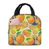 KWQDOZF Orange Insulated Lunch Bag view 1