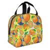 KWQDOZF Orange Insulated Lunch Bag view 2