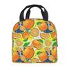 KWQDOZF Orange Insulated Lunch Bag view 3