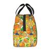 KWQDOZF Orange Insulated Lunch Bag view 4