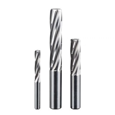 HAJMGUMC 1–12 mm Alloy Machine Reamer, Straight Shank, Spiral H7, Tungsten Steel, 4 × 100 mm