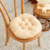 Morbuy Round Chair Cushion, Beige, 40 cm view 1