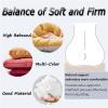Morbuy Round Chair Cushion, Beige, 40 cm view 4