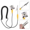 Antistatic PVC Grounding Cable with Clip, Yellow view 2