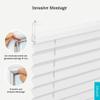 Estika Thermal Pleated Blind with Drilling, 85 x 180 cm, White, Blackout view 2