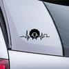 Stickerfreaks Sheep Heartbeat Sticker, Green, 46 x 18 cm view 3