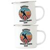 Hey!Print Bäm! Big Cousin 2026 Enamel Mug – Pregnancy Announcement view 2