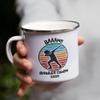 Hey!Print Bäm! Big Cousin 2026 Enamel Mug – Pregnancy Announcement view 4
