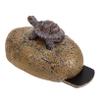 MOBUTOFU Turtle-Shaped Hidden Key Holder, Fake Rock for Outdoor Garden Use view 1