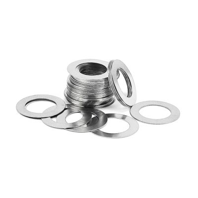 DIN 988 Stainless Steel Precision Shim Washers, 0.1–1 mm, M2–M40, 50 pcs M6×10, 1 mm Thick
