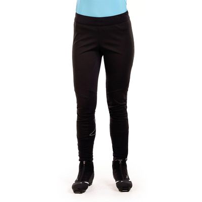 Swix Women's Delda Softshell Tights Pants Set, Black, Small