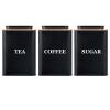 Bayseun Tea, Coffee & Sugar Canister Set, 3-Piece view 1