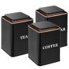 Bayseun Tea, Coffee & Sugar Canister Set, 3-Piece view 2