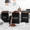 Bayseun Tea, Coffee & Sugar Canister Set, 3-Piece view 4