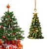 Christmas Book Ornament, 2D Acrylic Hanging Decoration view 1