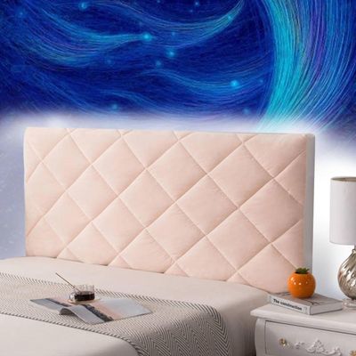 Headboard Cover for King-Size Bed, Dustproof Protection for Wood/Leather Headboards, Single Bed, 180 cm, Pink